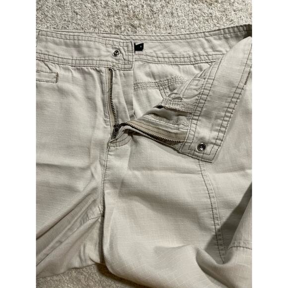 Calvin Klein Jeans Khakis Cropped Womens sz 8 100% Cotton Ripstop Fabric Casual - Picture 8 of 12